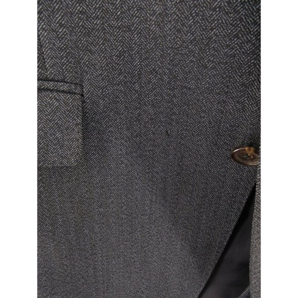 Gieves & Hawkes Sport Coat 40 Blazer Wool Herringbone Jacket Italy * - Picture 8 of 16
